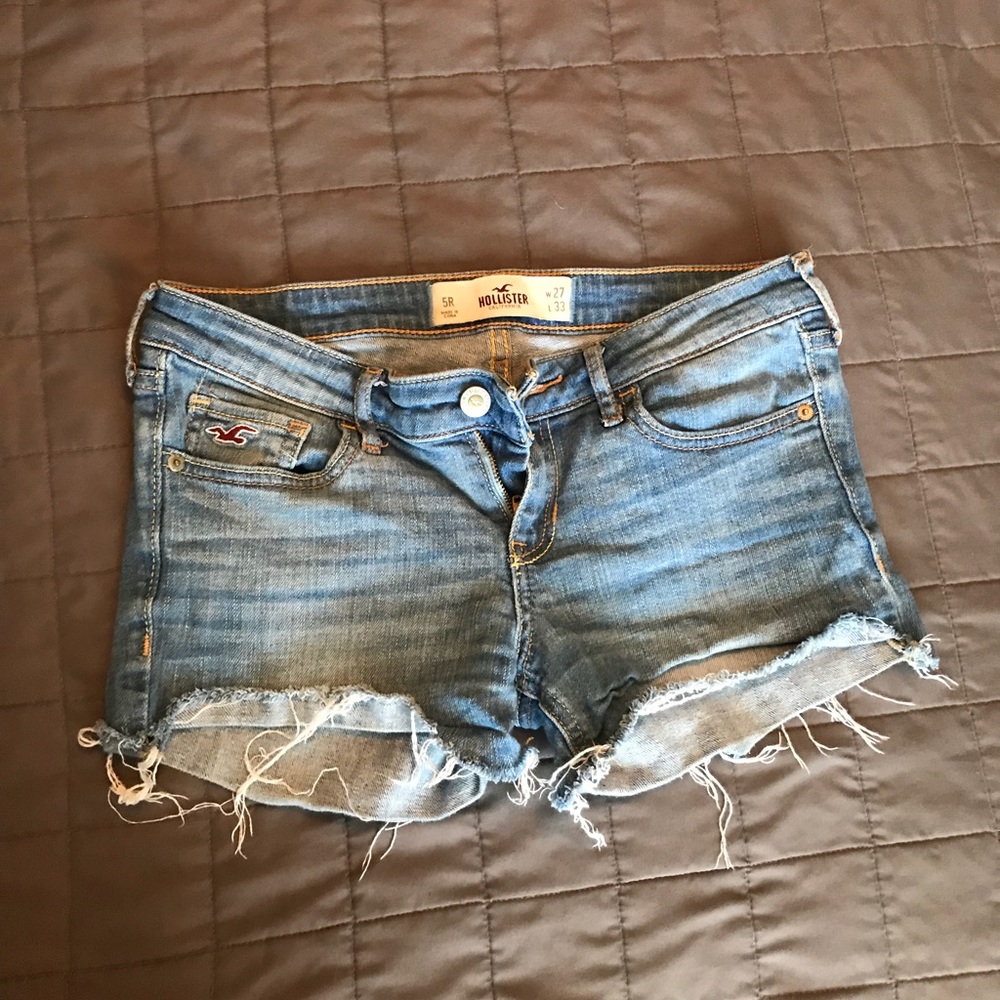 hollister jean shorts